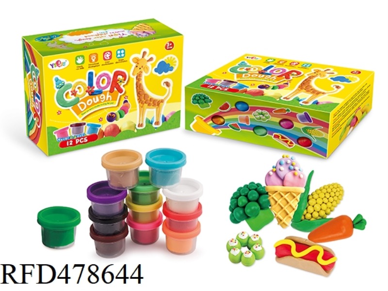 12 COLOR CLAY (SMALL BOTTLE)