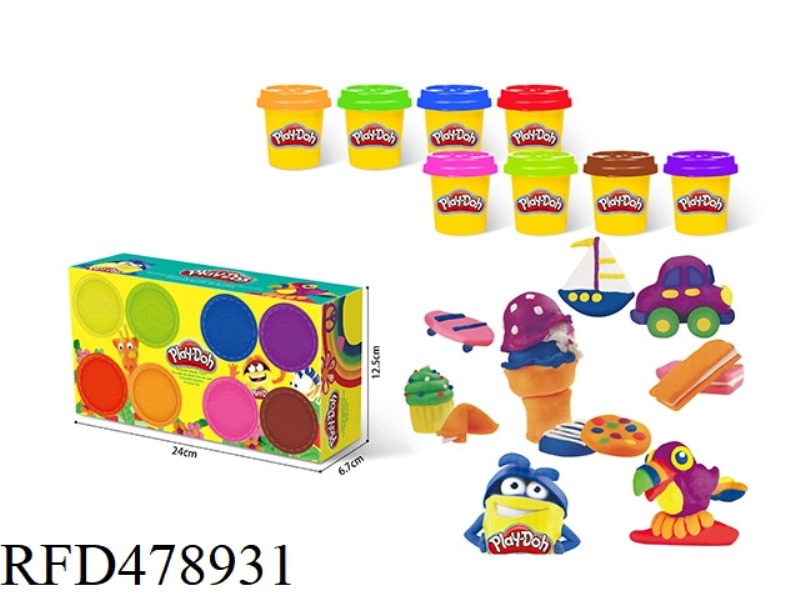COLOR CLAY 8 BOTTLES