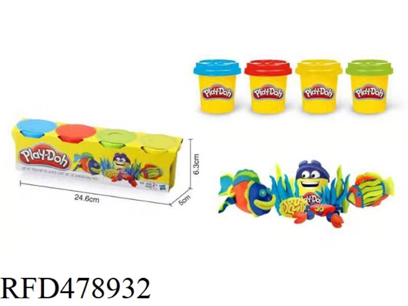 COLOR CLAY 4 BOTTLES