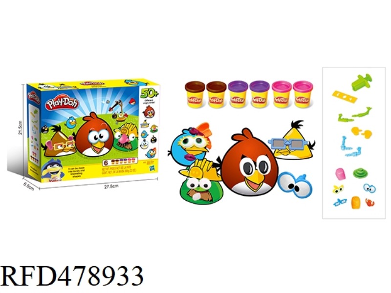 ANGRY BIRDS CLAY TOOL SET