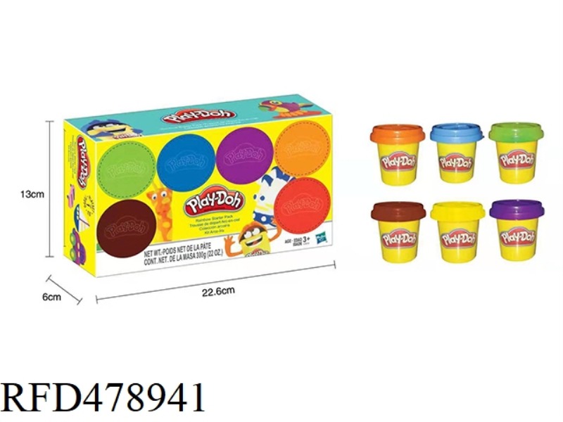 COLOR CLAY 6 BOTTLES