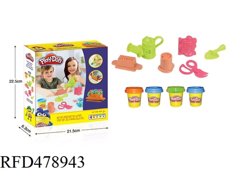 GARDENING TOOLS COLORED CLAY