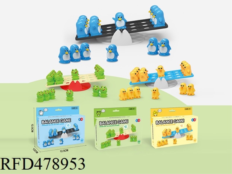 PENGUIN FROG DUCK BALANCE BOARD GAME
