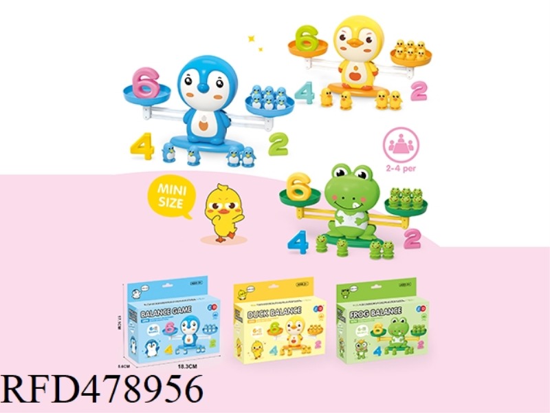 TRUMPET PENGUIN FROG DUCK DIGITAL SCALE GAME
