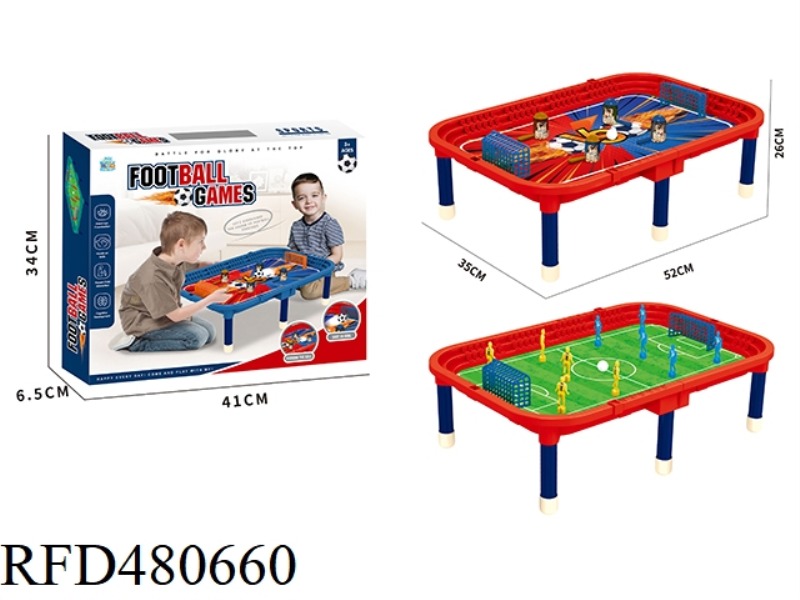 TWO-IN-ONE BASEBALL TABLE AND FOOTBALL TABLE