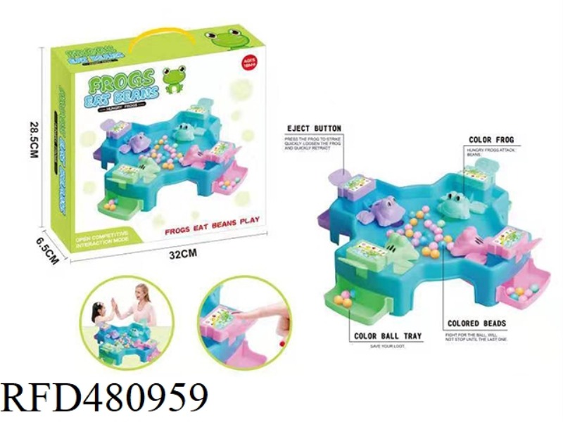 FOUR FUN FROGS EAT PACMAN