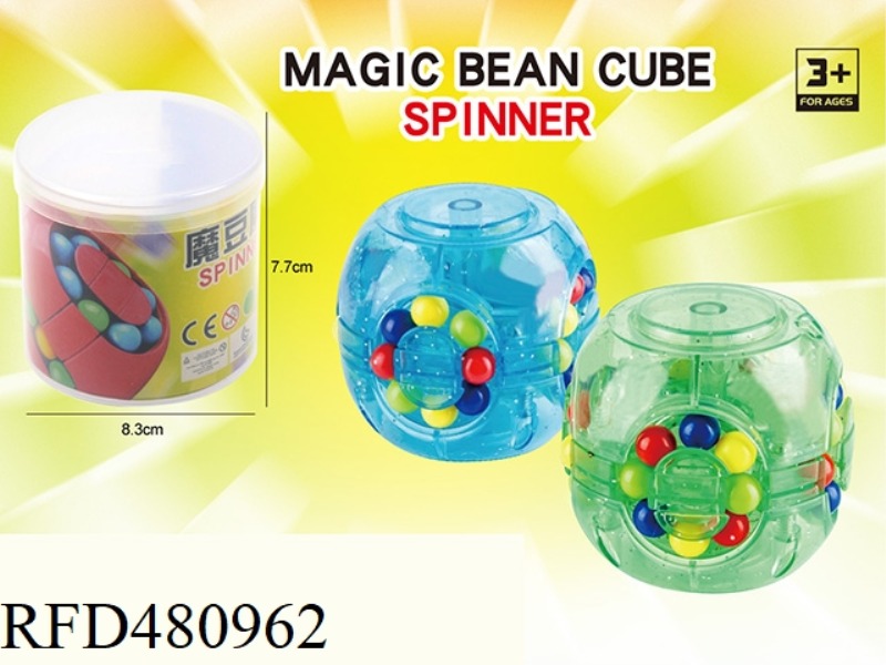 CRYSTAL MAGIC BEAN RUBIK'S CUBE DECOMPRESSION TOP