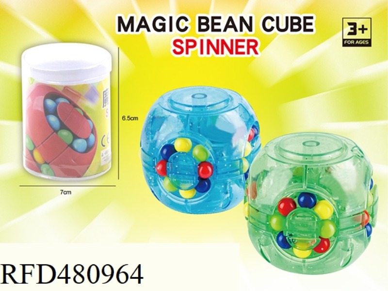 CRYSTAL MAGIC BEAN RUBIK'S CUBE DECOMPRESSION TOP
