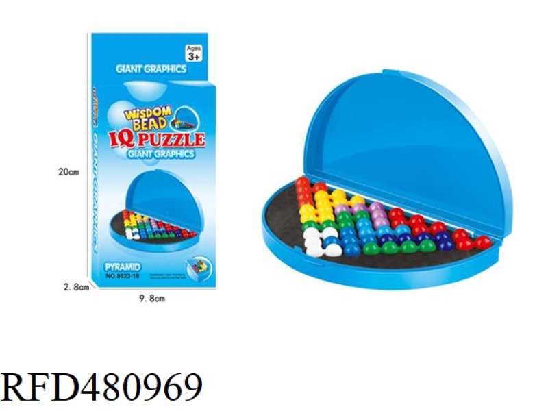 SEMICIRCLE PUZZLE ASSEMBLED MAGIC BEAD