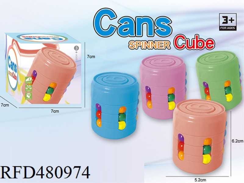 PUZZLE CANS RUBIK'S CUBE TOP