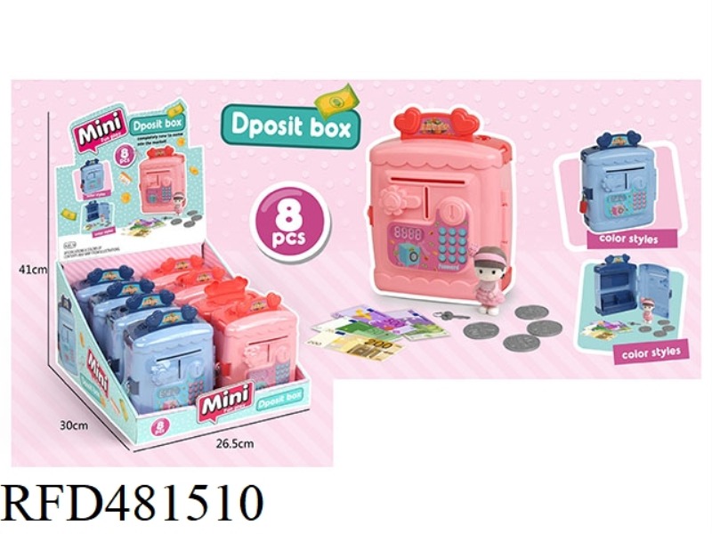 MINI PIGGY BANK SET 8PCS
