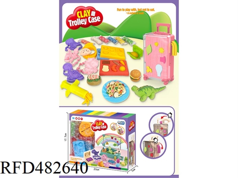 SUITCASE COLOR CLAY SET