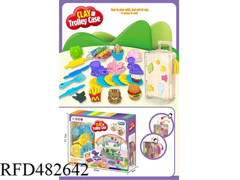 SUITCASE COLOR CLAY SET