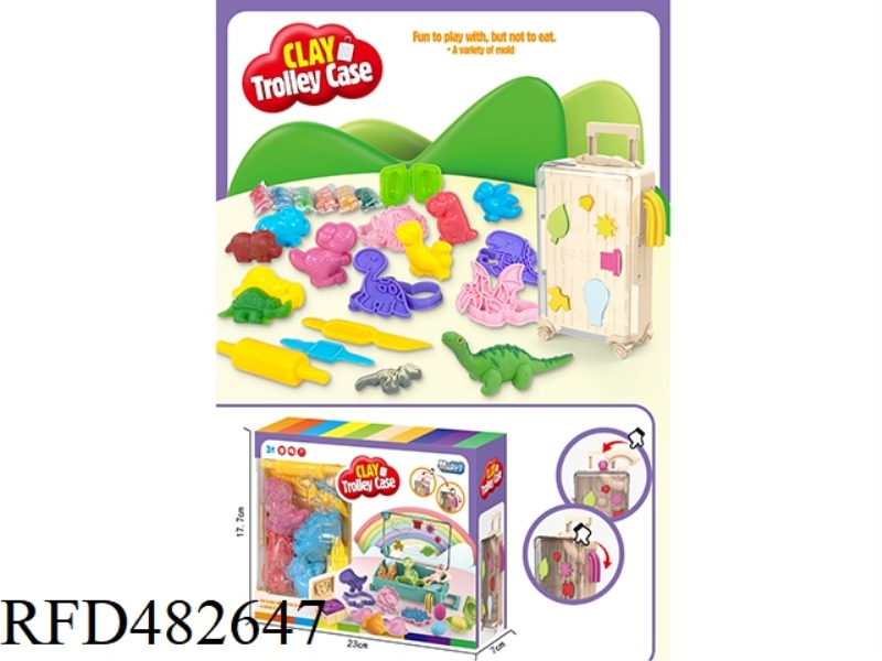SUITCASE COLOR CLAY SET
