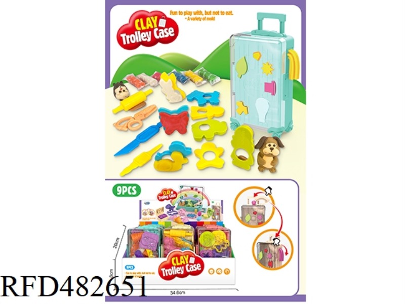 ANIMAL COLOR MUD SET 9PCS