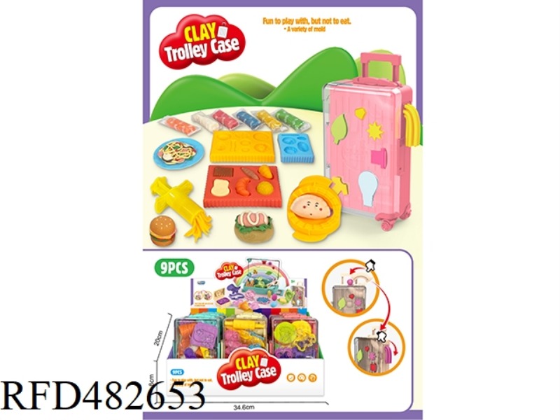 DUMPLING NOODLES COLOR MUD SET 9PCS