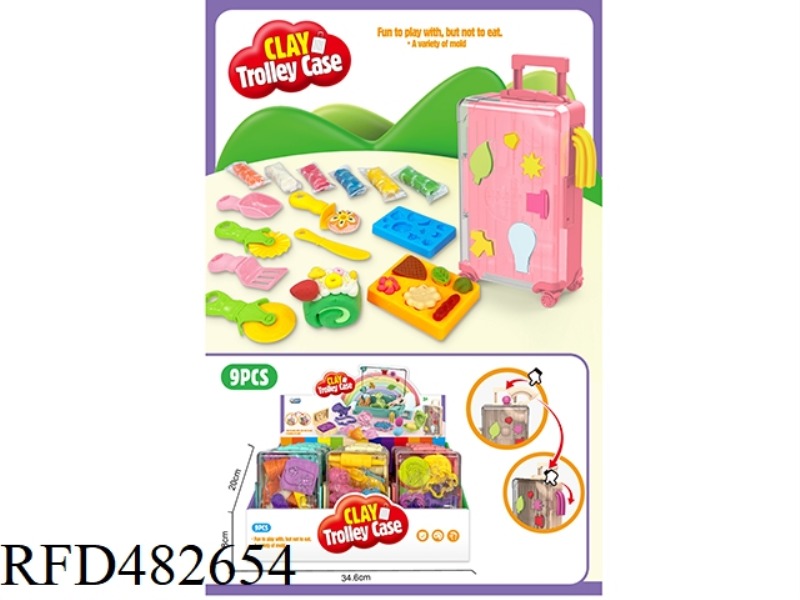 KITCHEN TOOLS COLOR MUD SET 9PCS
