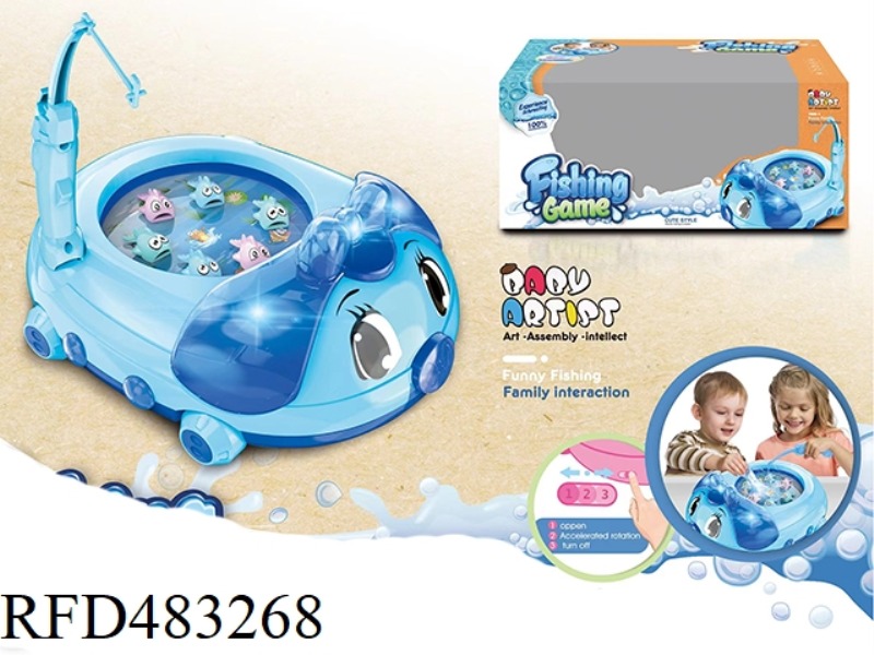 PIGGY DISK FISHING GAME WITH MUSIC