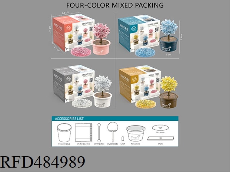 CRYSTAL MAGIC TREE PLANT 4 COLOR MIX