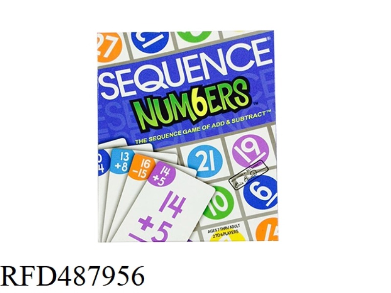 NUMBER SEQUENCE GAME IN ENGLISH AND SPANISH
