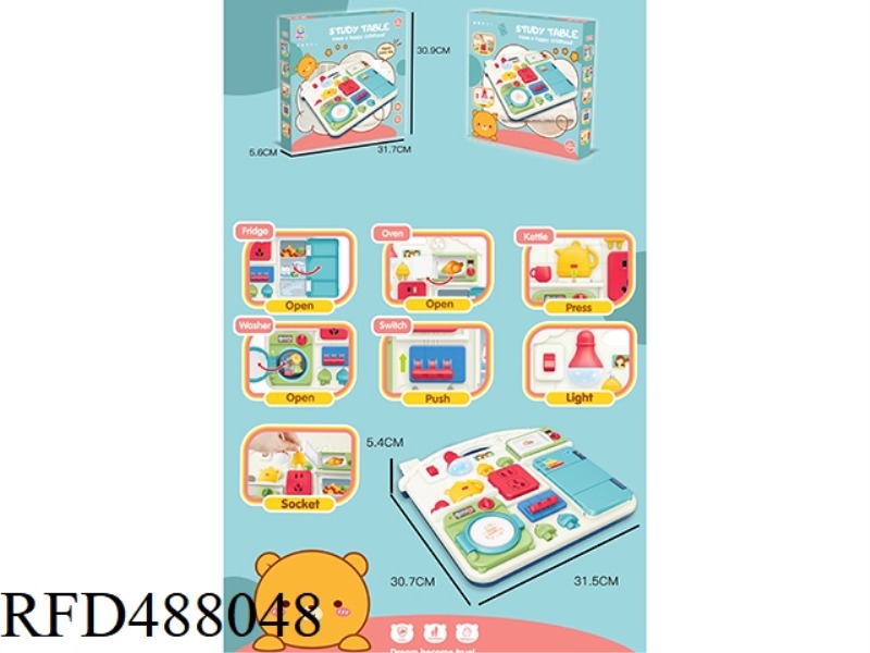SMALL,APPLIANCE,TUTORIAL,LEARNING,TABLE,(NO,FEET)