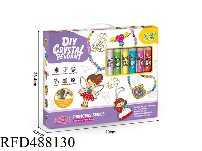 DIY,NO-BAKE,GLUE,PAINTING,(PRINCESS,ACCESSORIES,SERIES)