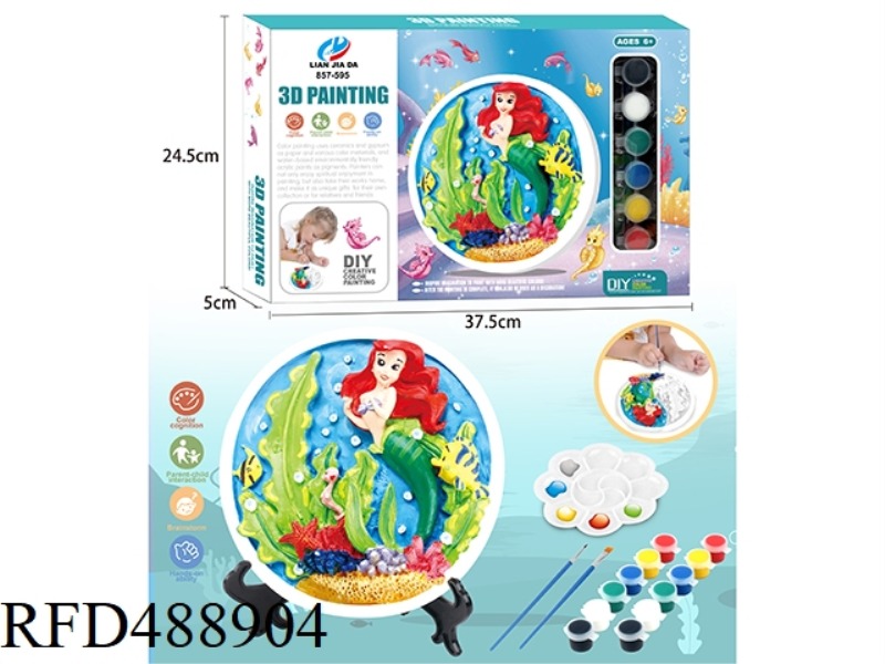MERMAID 3D STEREOSCOPIC PAINTING