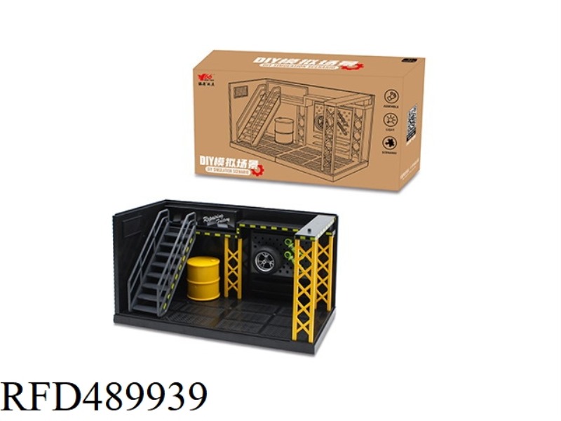 DIY SCENE REPAIR SHOP WITH LIGHTS