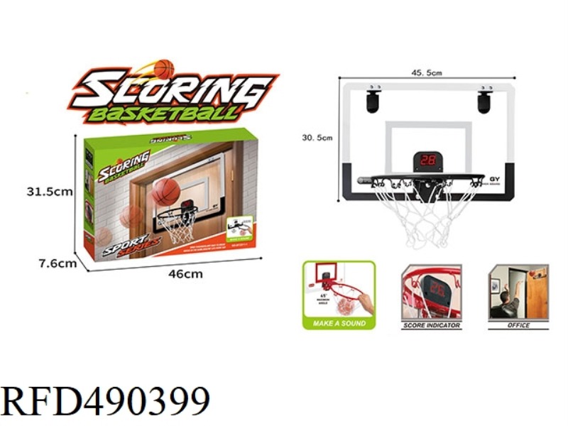 CLEAR DUNK SCORING BASKETBALL BOARD