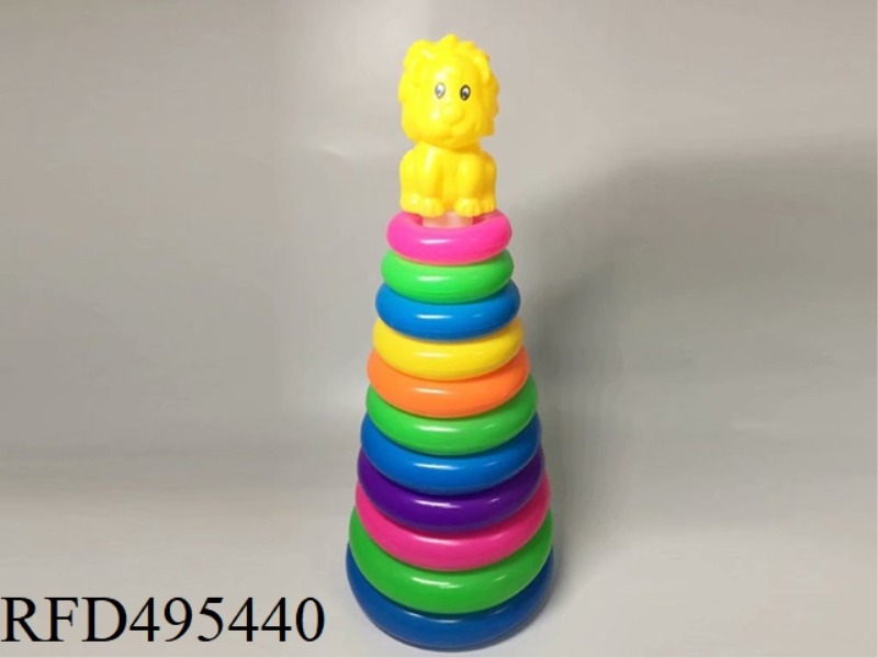 RAINBOW ENCIRCLES LION