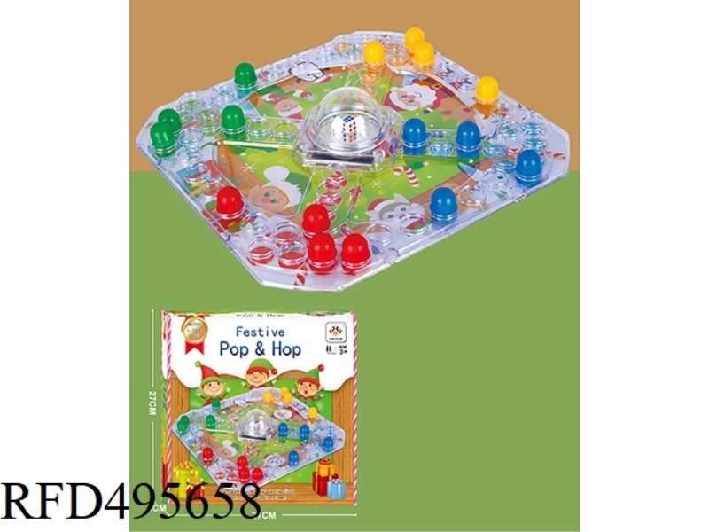 CHRISTMAS ELF CHECKERS