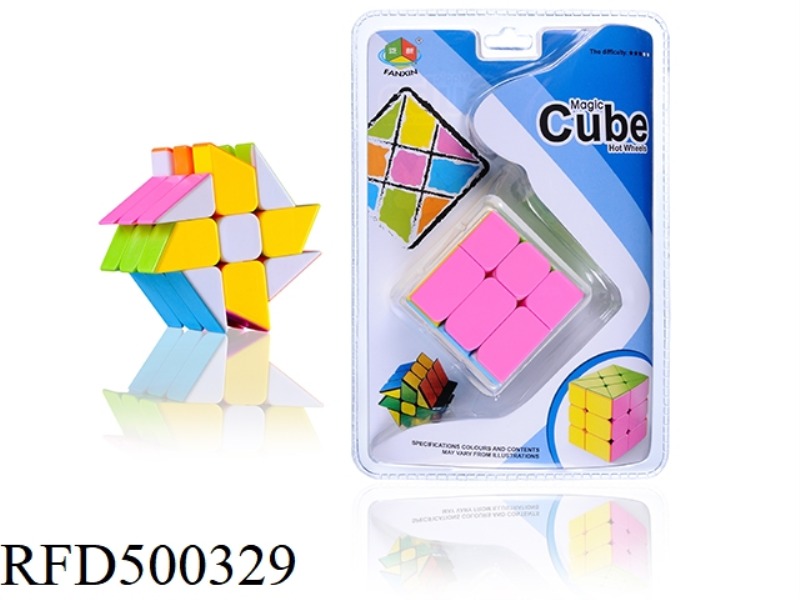 PINK IS HOT WHEELS RUBIK'S CUBE