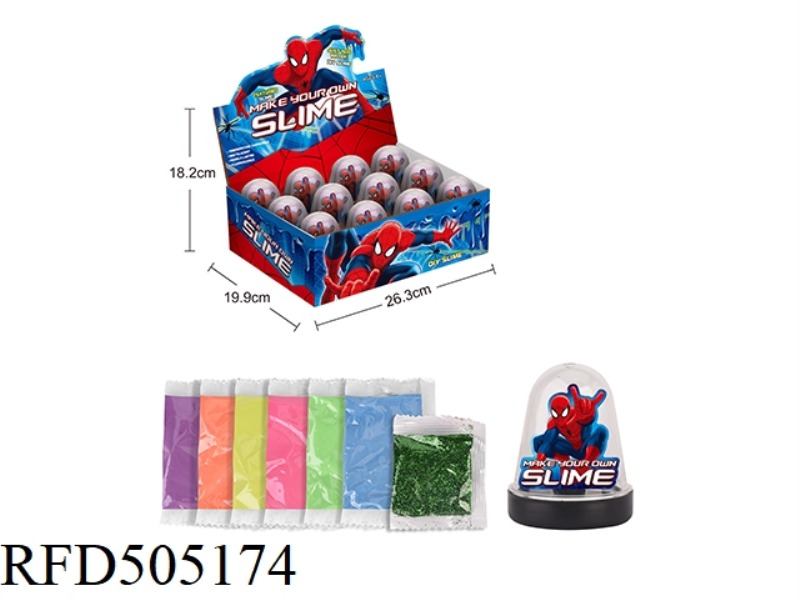 12PCS OF SPIDER-MAN'S FLUORESCENT WOBBLE