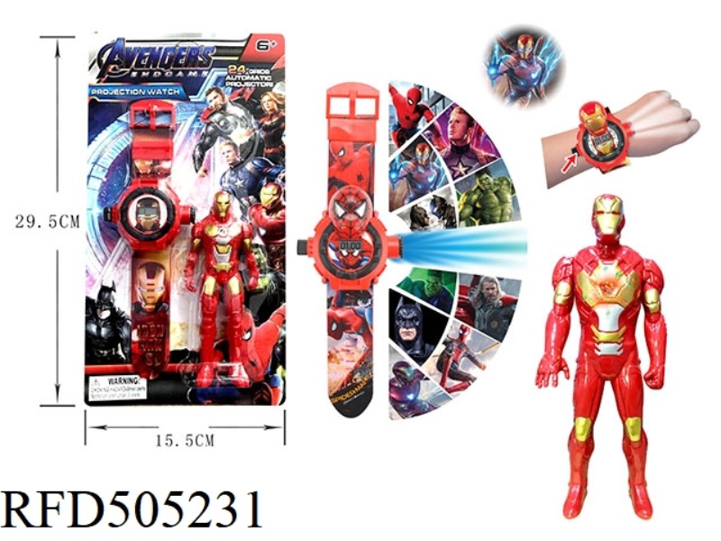 24 PROJECTION WITH LIGHT IRON MAN