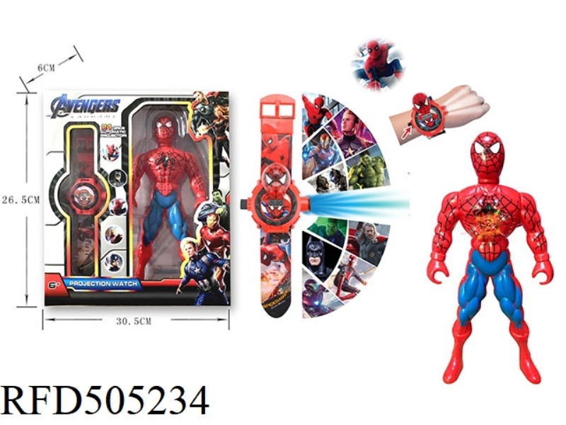24 PROJECTION WITH LIGHT SPIDER-MAN