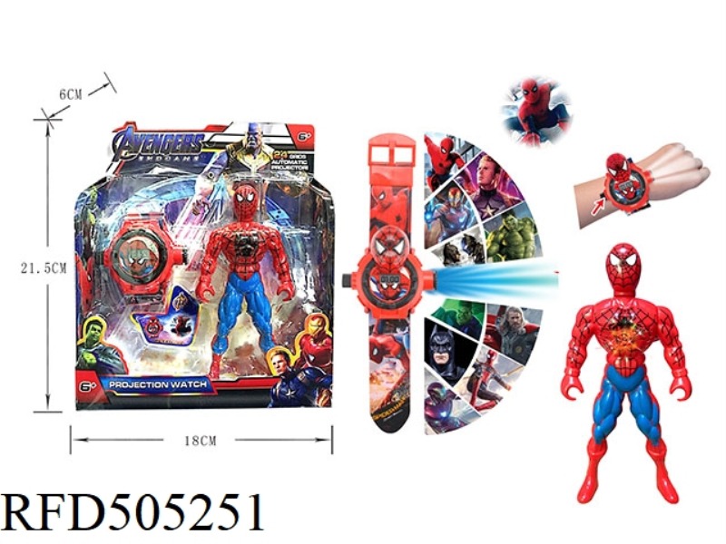 24 PROJECTION WITH LIGHT SPIDER-MAN