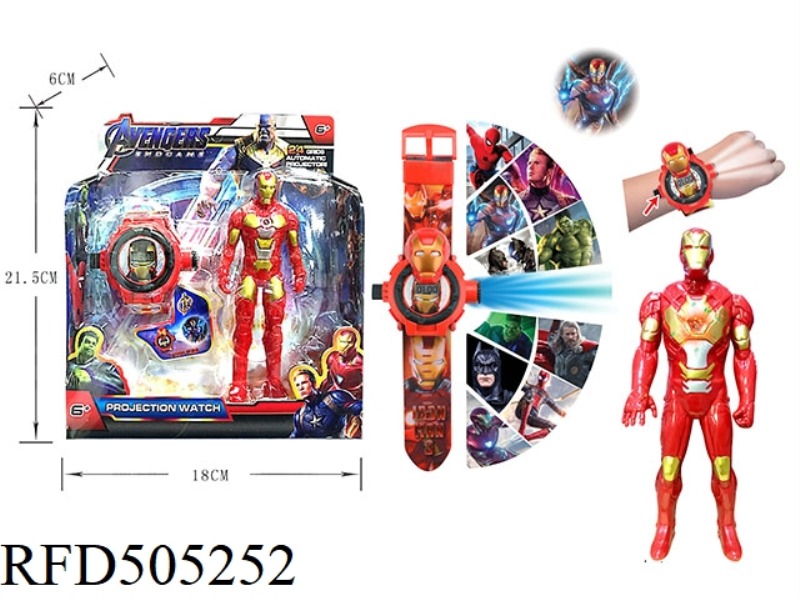 24 PROJECTION WITH LIGHT IRON MAN