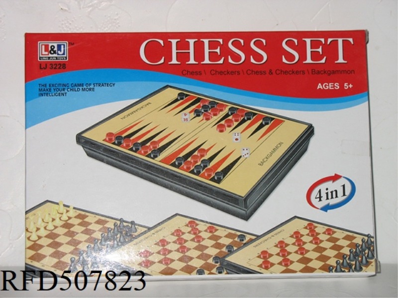 CHESS 4 IN 1 (MIDDLE)