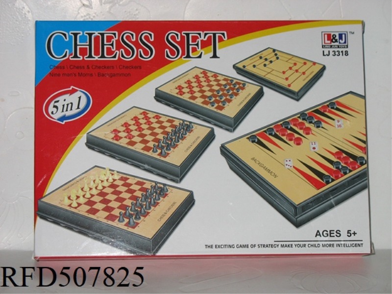 CHESS 5 IN 1 (MIDDLE)