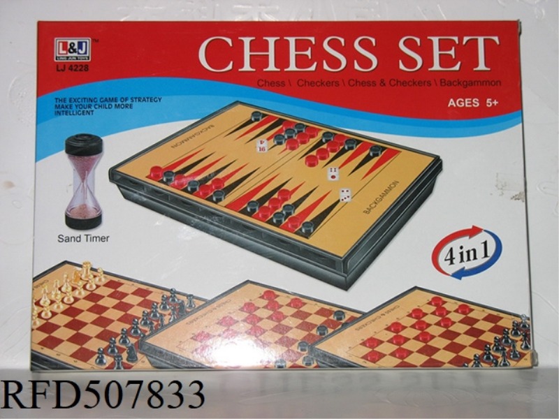 CHESS 4 IN 1 (BIG)