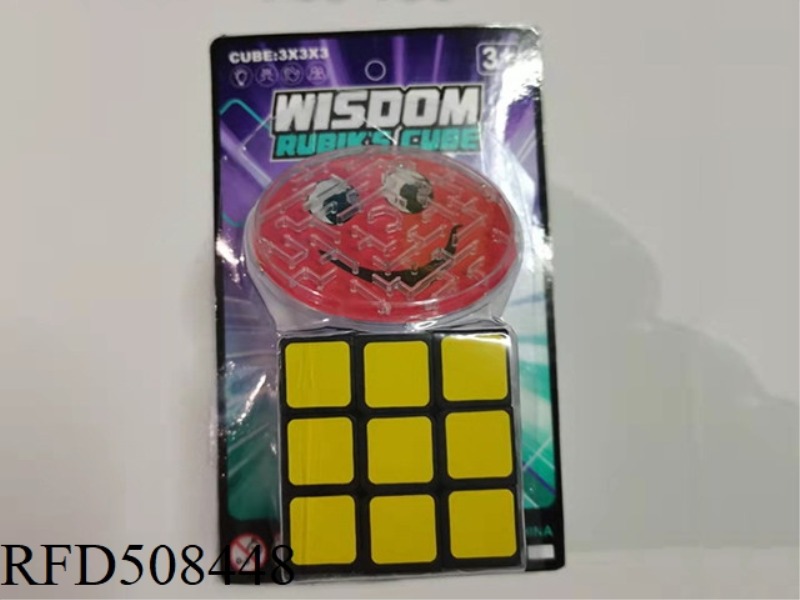 5.3 STICKER RUBIK'S CUBE + SMILEY FACE MAZE
