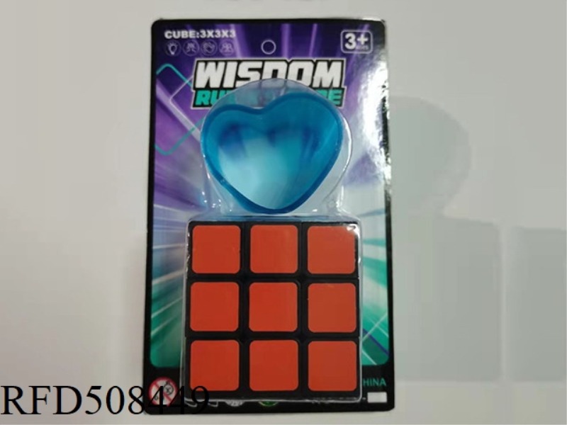 5.3 STICKER RUBIK'S CUBE + HEART PEACH RAINBOW CIRCLE