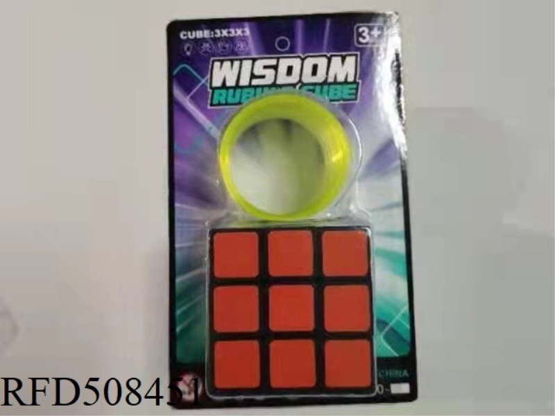 5.3 STICKER RUBIK'S CUBE + CIRCULAR RAINBOW CIRCLE