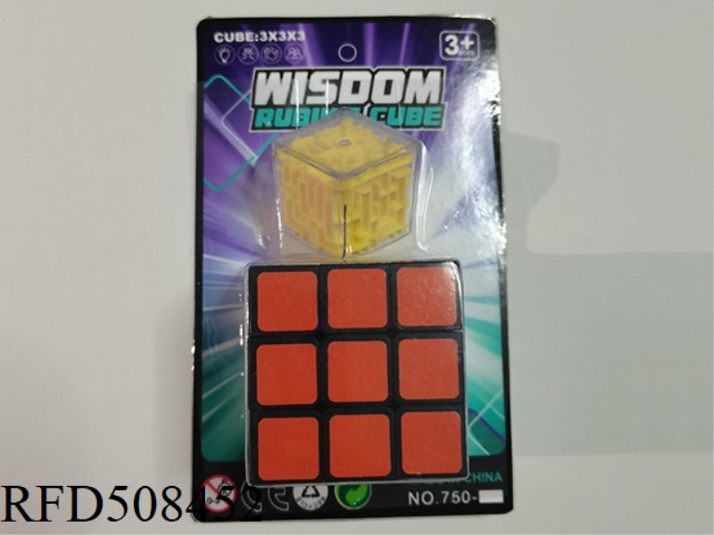 5.3 STICKER RUBIK'S CUBE + THREE-DIMENSIONAL MAZE