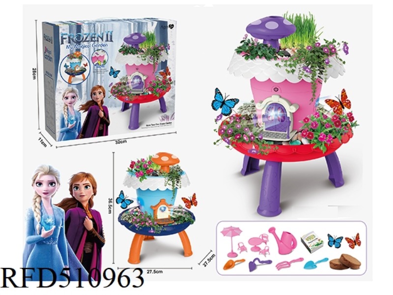 DREAM GARDEN PLANTING SET - SNOW PRINCESS DREAM COTTAGE (WITH LIGHTS AND MUSIC)