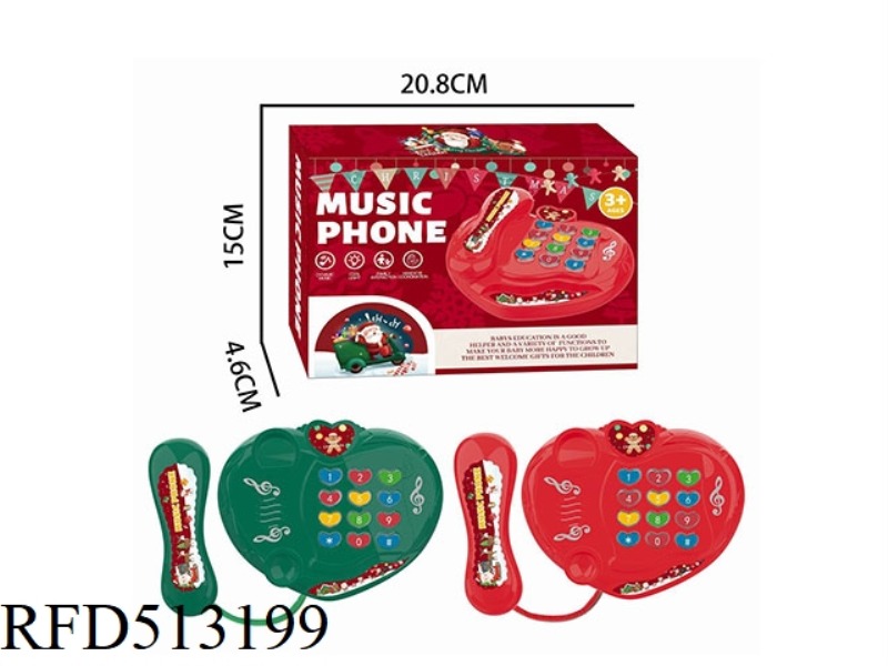 SANTA LIGHTS MUSIC TELEPHONE