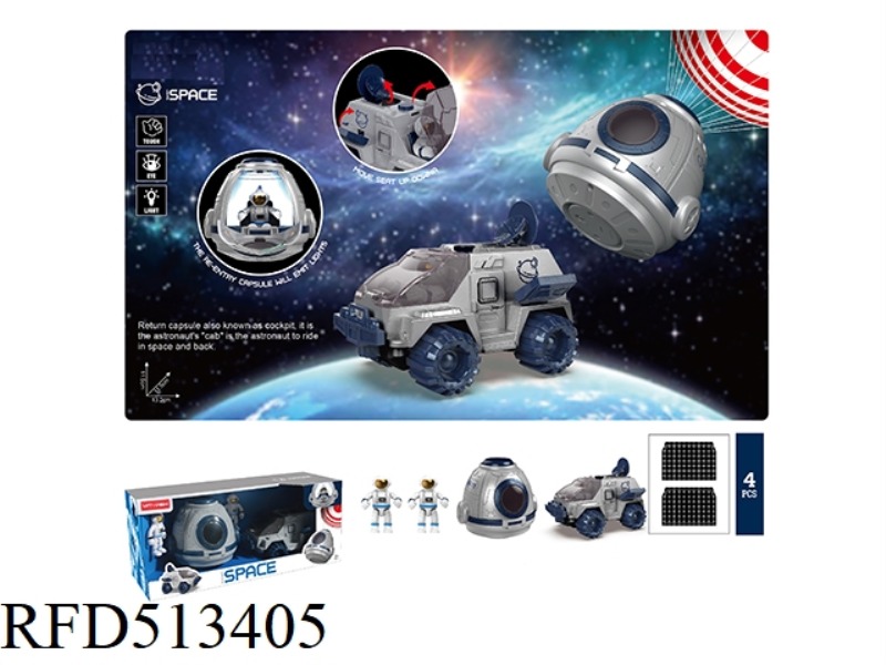SPACE VEHICLE + RE-ENTRY CAPSULE COMBINATION