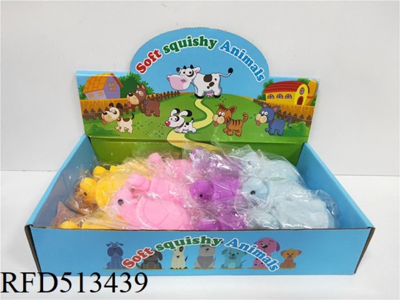 SOFT GLUE MONEY TURTLE VENT TOY 12PCS