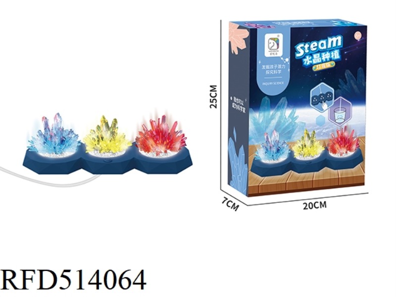 CRYSTAL PLANTING (LAMP HOLDER VERSION)