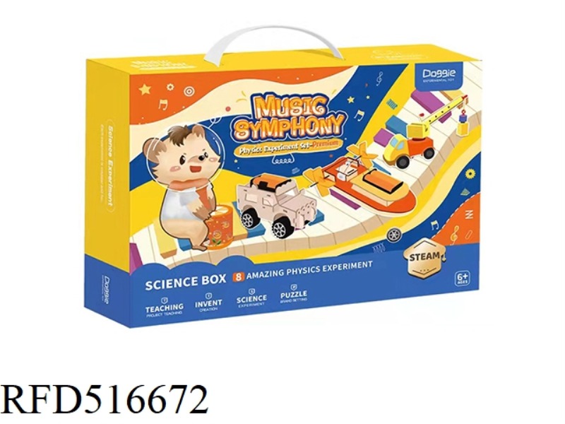 CHILDREN'S EDUCATIONAL TOY DIY PHYSICS SCIENCE EXPERIMENT SET 8PCS